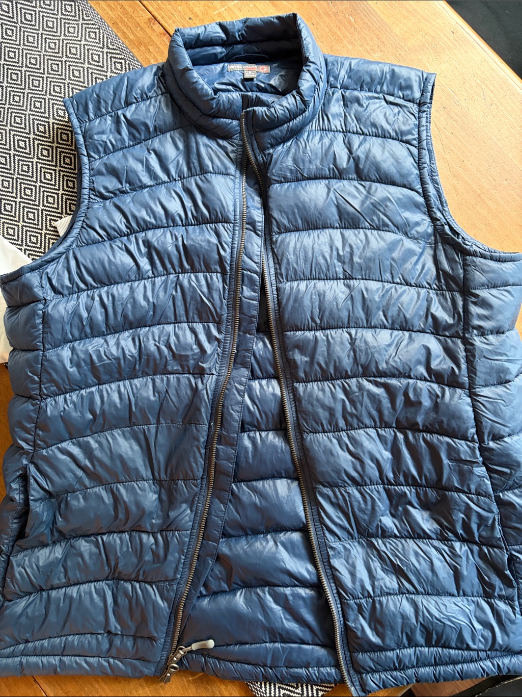 Peter Millar Quilted Blue Puffer Vest